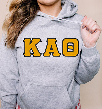 Kappa alpha theta letter sweatshirt best sale