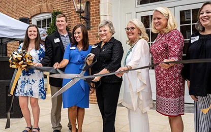 Delta Omicron Ribbon Cutting