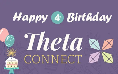 Happy 4th Birthday Theta Connect