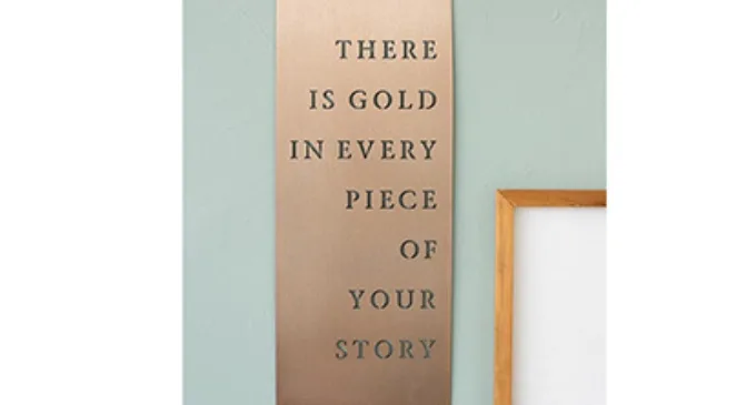 There is gold sign 415x260