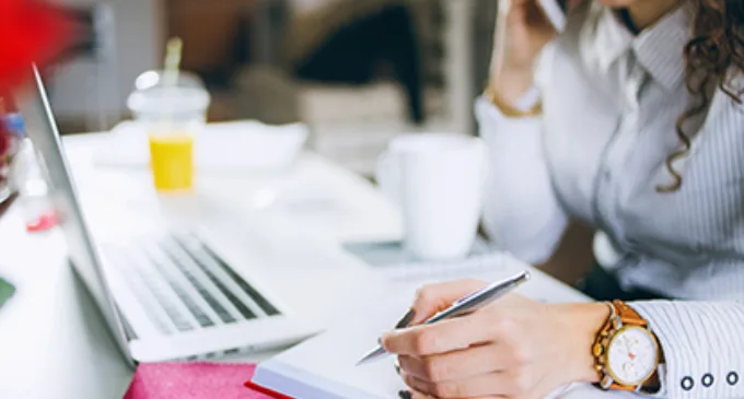 Woman at laptop 415x260