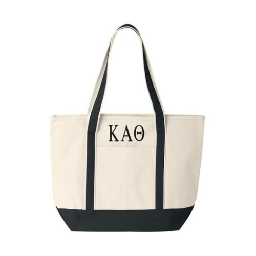 Kappa Alpha Theta Large Canvas Tote Bag 1055x528