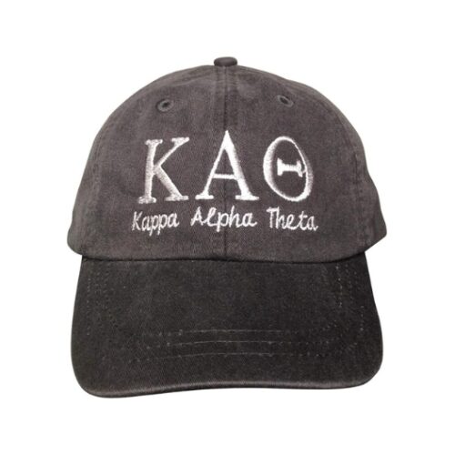 Kappa Alpha Theta Script Baseball Cap 1055x528